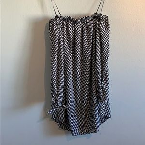 Express Off the Shoulder Long Sleeve Dress